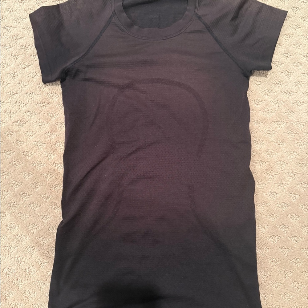 Lululemon Black Swiftly Tech Short Sleeve Top
